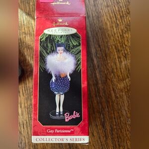 Barbie Hallmark Keepsake Ornament "Gay Parisienne". In great condition!